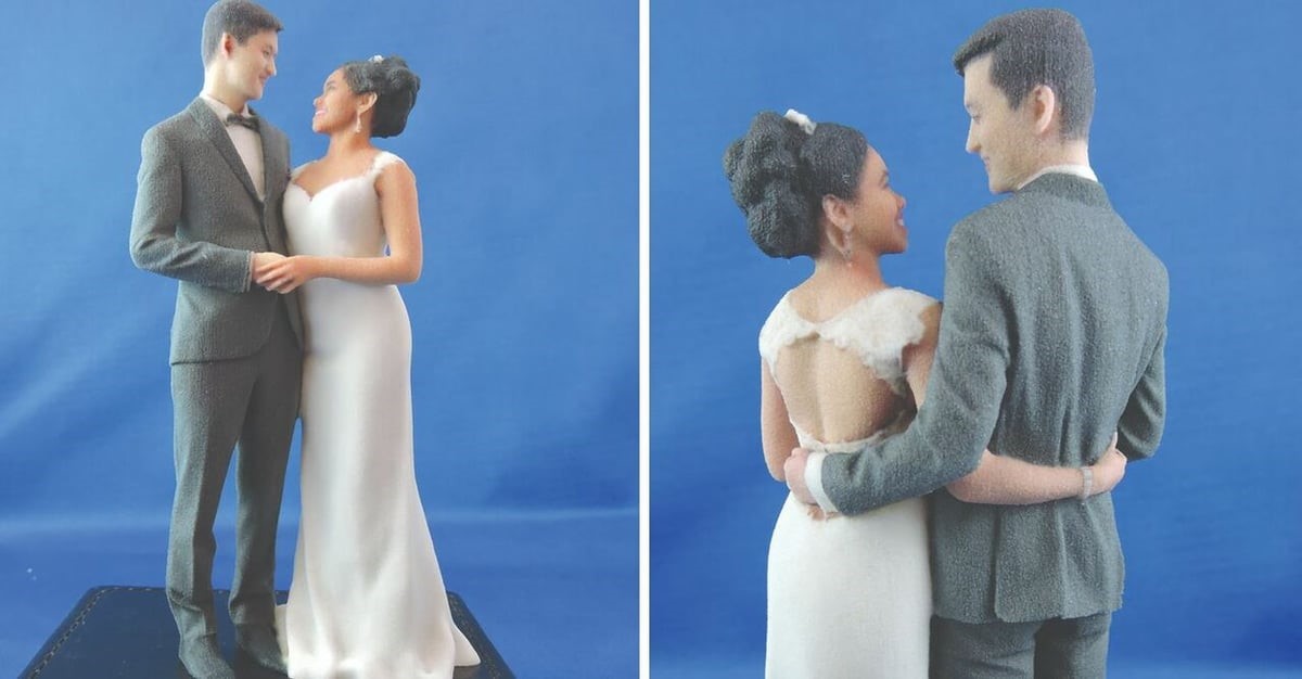 ساخت تندیس عروسی با پرینت سه بعدی